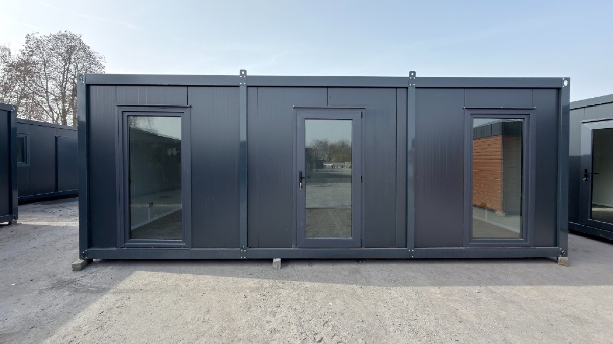 Villex Modulcontainer Nero – raumfertig mit Fenstern und Tür