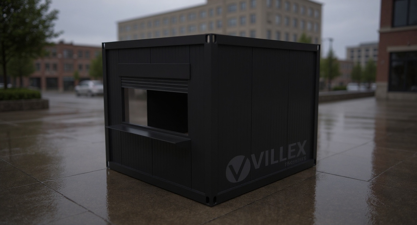 Villex Mikro Verkaufscontainer Cube Nero 1.0