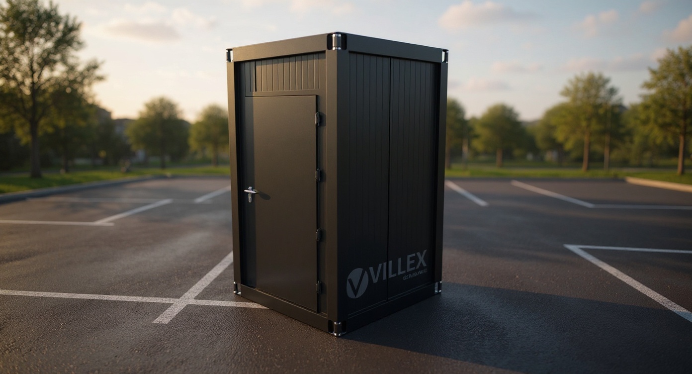 Villex Single Toilet Cube Nero 1.0
