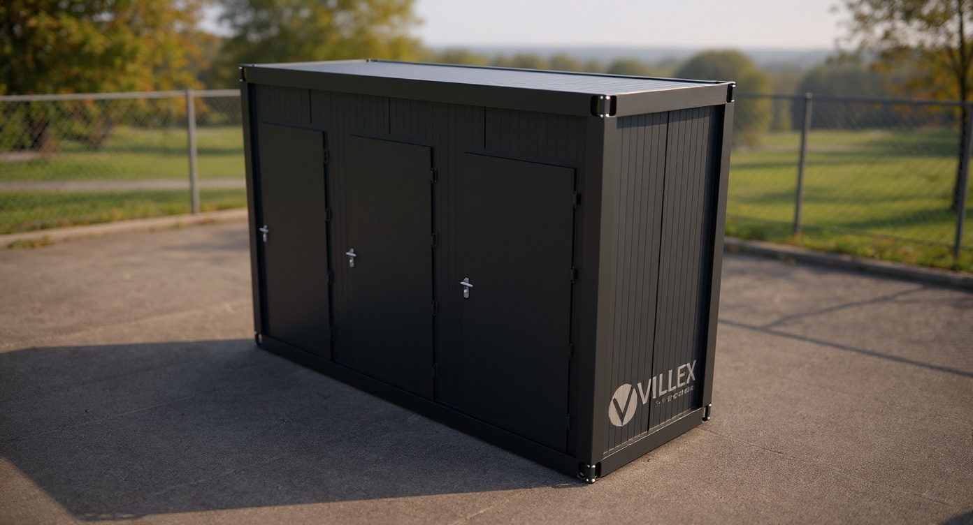 Villex Triple Toilet Cube Nero 1.0