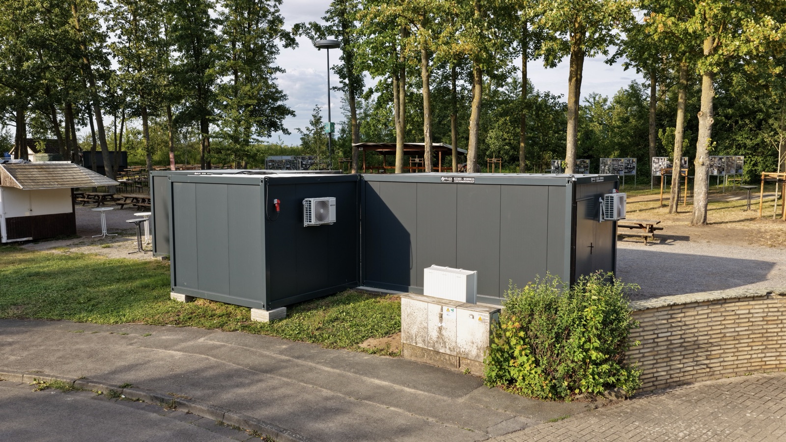 Serviceanlage im Freizeit- und Parkumfeld
