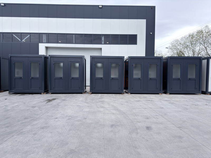 Sanitärcontainer kaufen - Villex Double Toilet Cube Nero