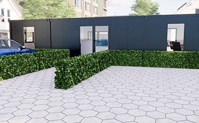 Bürocontaineranlage Villex